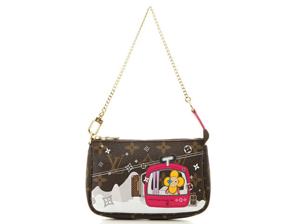 LOUIS VUITTON Pochette Accessoires Monogram Vivienne Holiday Collection